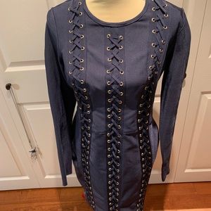 Size large nwt blue le chateau lace detail dreas